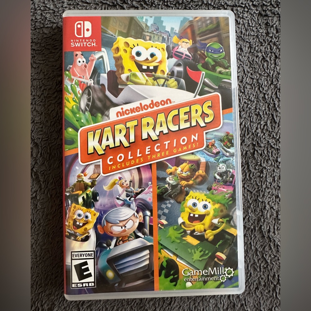 Nickelodeon Kart Racers Game - Red, Green, Yellow